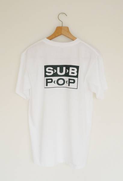 【新品】Sub Pop Tシャツ Sサイズ Nirvana オルタナ No Wh グランジ Sonic Youth 90s バンドT シルクスクリーンプリント_画像2