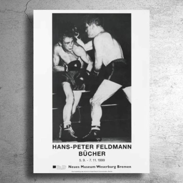 現代美術家『ハンス＝ペーター・フェルドマン』1999年ドイツでの展示ポスター