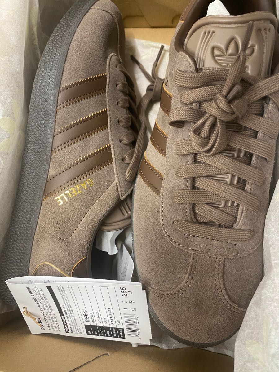 26.5 cm adidas Gazell アディダス ガゼル ブラウン-