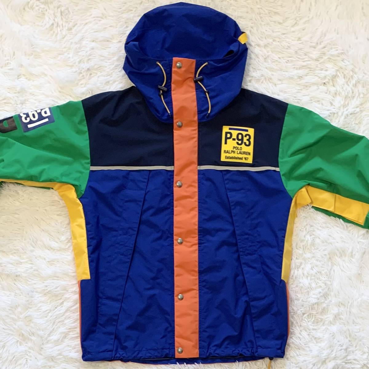 新品 POLO RALPH LAUREN ポロラルフローレン マウンテンパーカー Mサイズ マルチカラー 国内正規品 マッケンジージャケット 送料無料