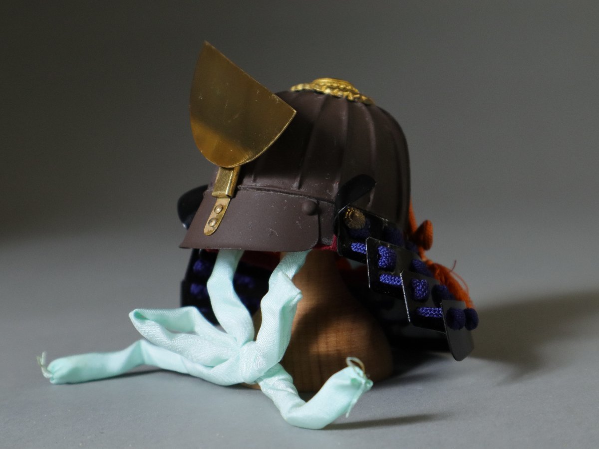  craftsman armour . Kato one . work date ..[. day month helmet ] Sengoku .. Mini helmet miniature helmet helmet decoration Boys' May Festival dolls edge .. ..