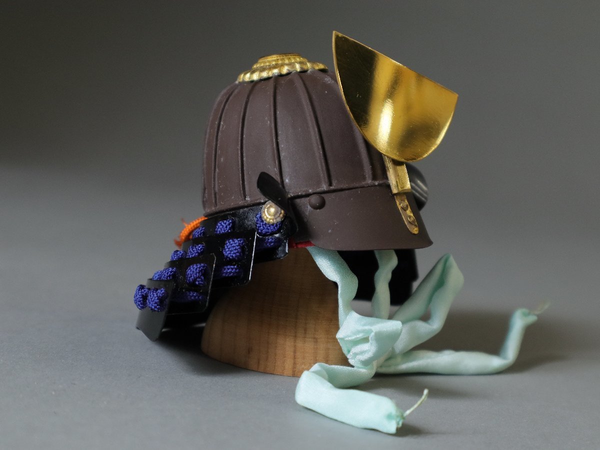  craftsman armour . Kato one . work date ..[. day month helmet ] Sengoku .. Mini helmet miniature helmet helmet decoration Boys' May Festival dolls edge .. ..