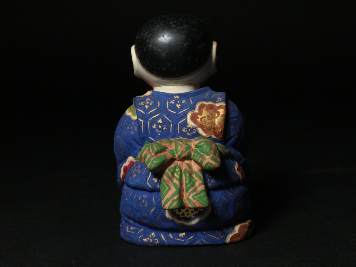 時代人形 首振り童子 舌出しからくり人形 犬筥持ち 彩色 日本人形 検 時代人形 首振り童子 舌出しからくり人形 犬筥持ち 彩色 日本人形 検