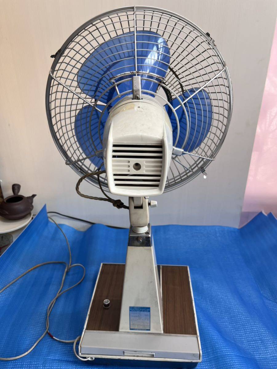  rotation has confirmed Sanyo electric fan dynamic wide high class . seat ..EF-6NZ type Sanyo Electric Showa Retro that time thing 