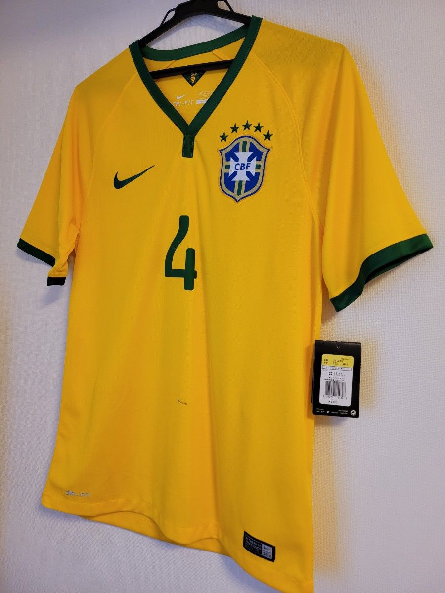 ブラジル代表 ダビドルイス サイン ユニフォーム サッカー 新品 ブラジル代表 ダビドルイス サイン ユニフォーム サッカー 新品