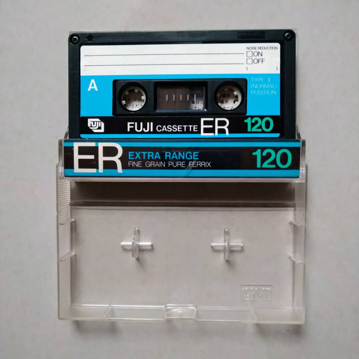 ★録音済みカセットテープ120★FUJI-ERノーマルポジション ツメありインデックス無記入 保管品の美品 _ケース開く