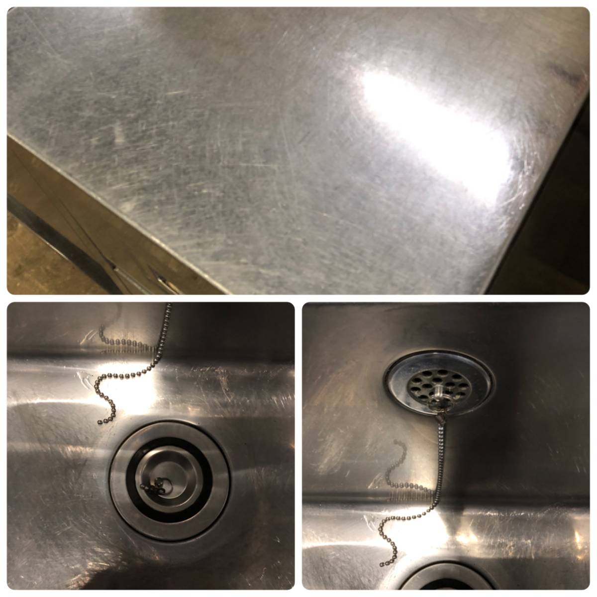 A324 ステンレス製シンク 1層式 引き出し付 W1400×D600×H1150 A324 ステンレス製シンク 1層式 引き出し付 W1400×D600×H1150
