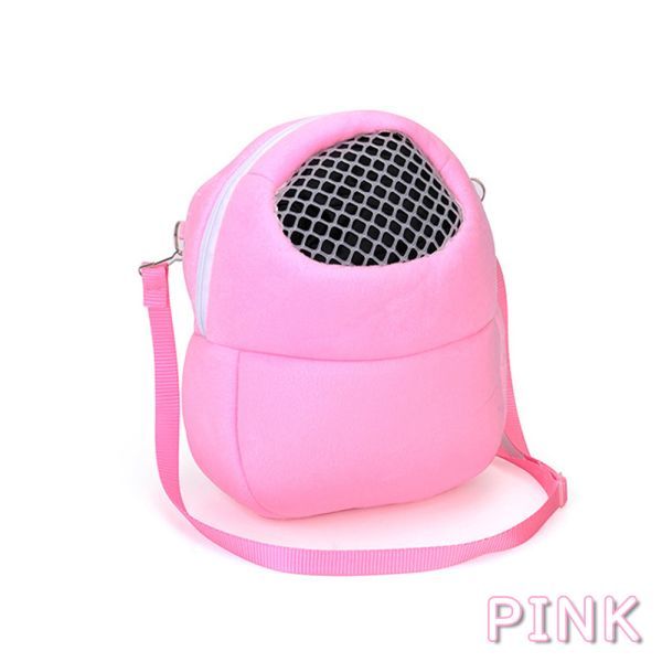  small animals pouch S pink carry bag m Star pet mesh window 