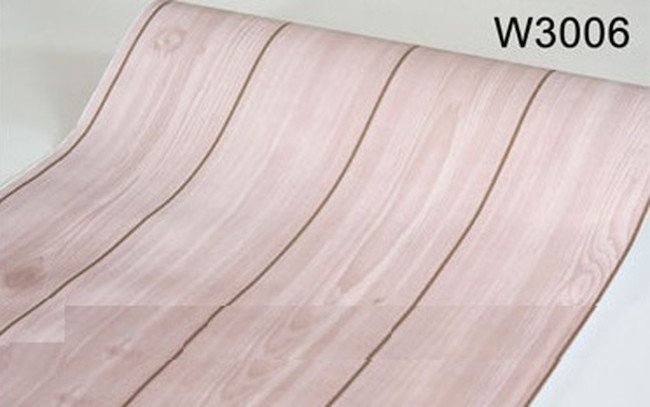 【大量100m 】木目調 赤 ピンク w3006 壁紙シール アンティーク 木目 リメイクシート 板 柄 ウォールステッカー 防水