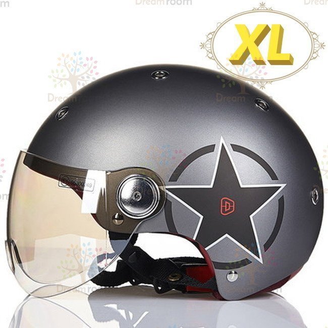 シールド付 オートバイ ヘルメット XL バイク フリーサイズ メンズ レディース ユニセックス【F-191】アメリカン