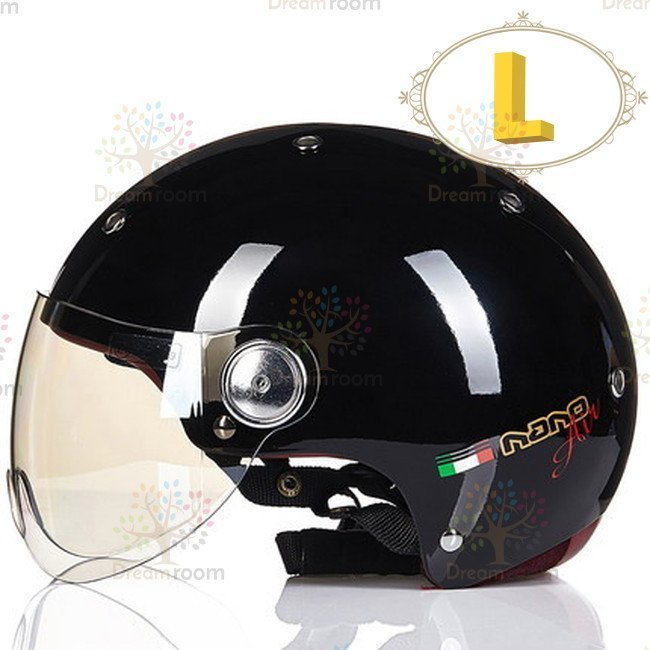 シールド付 オートバイ ヘルメット L バイク フリーサイズ メンズ レディース ユニセックス【F-185】アメリカン