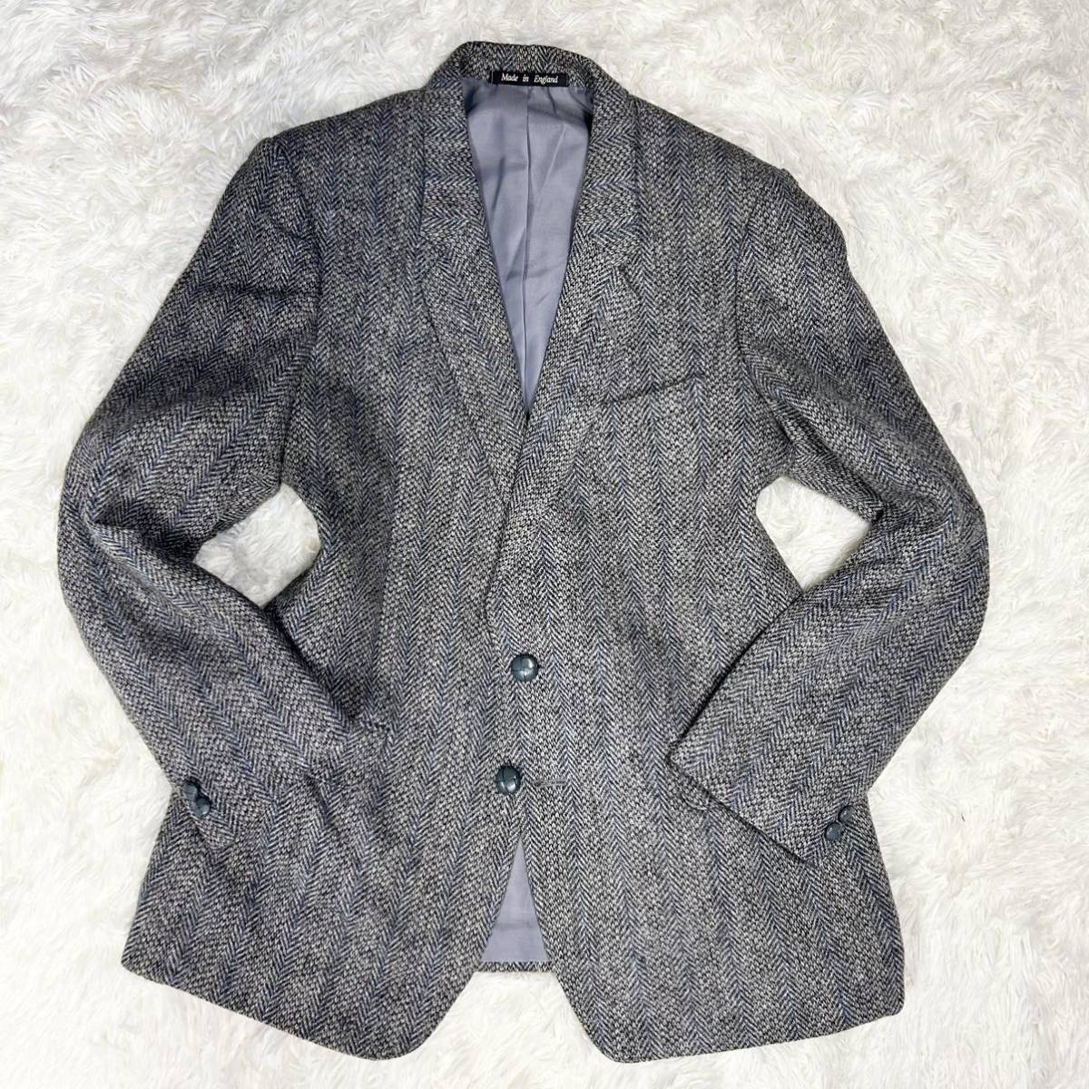 Deskripsi barang 【極上美品】希少Lサイズ Harris Tweed ハリス