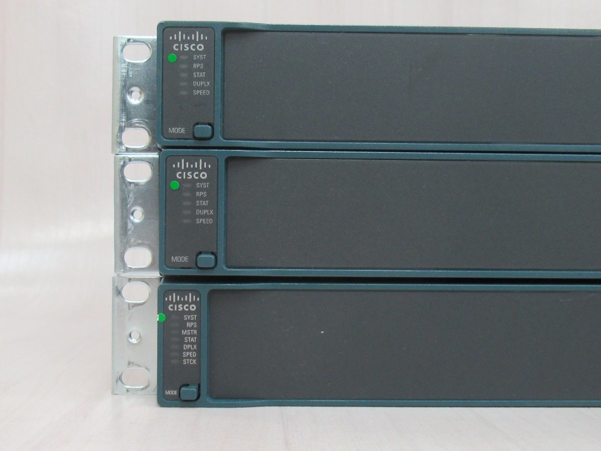 Ω x1# 14209# 保証有 Cisco【 WS-C2960S-24TS-L + WS-C2960-24TT-L(2台セット) 】シスコ Catalyst 2960 スイッチ 領収書発行可_画像3