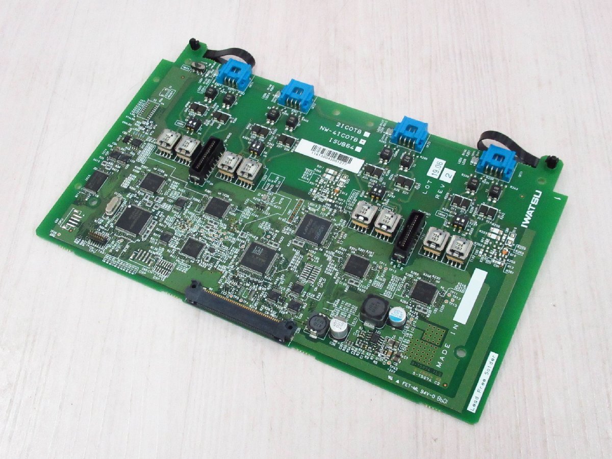 LE 0965) 保証有 19年製 岩通 Frespec 4デジタル局線ユニット NW- LE 0965) 保証有 19年製 岩通 Frespec 4デジタル局線ユニット NW-