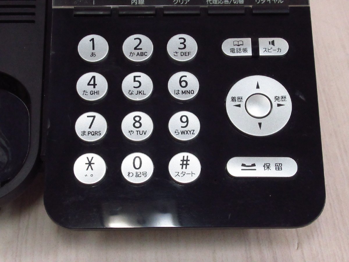 Ω tア 6464 保証有 19年製 ナカヨ NAKAYO S-integral 24ボタン標準電話機 NYC-24Si-SDB 4台セット ・祝10000！取引突破！_画像5