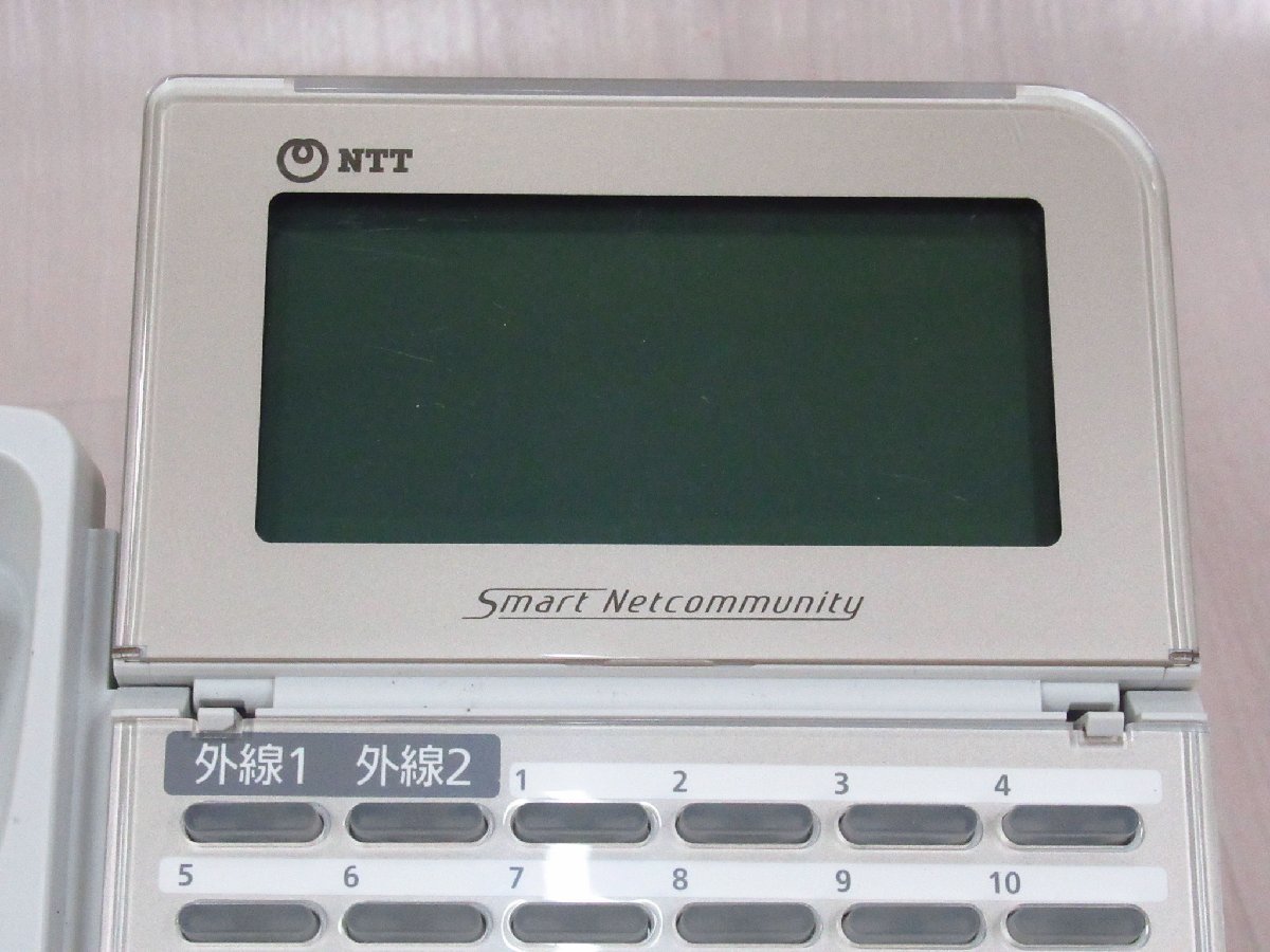 Ω YA 6468 保証有 21年製 NTT αZX 24ボタンスター録音電話機 ZX-(24)RECSTEL-(H1)(W) ・祝10000！取引突破！_画像3