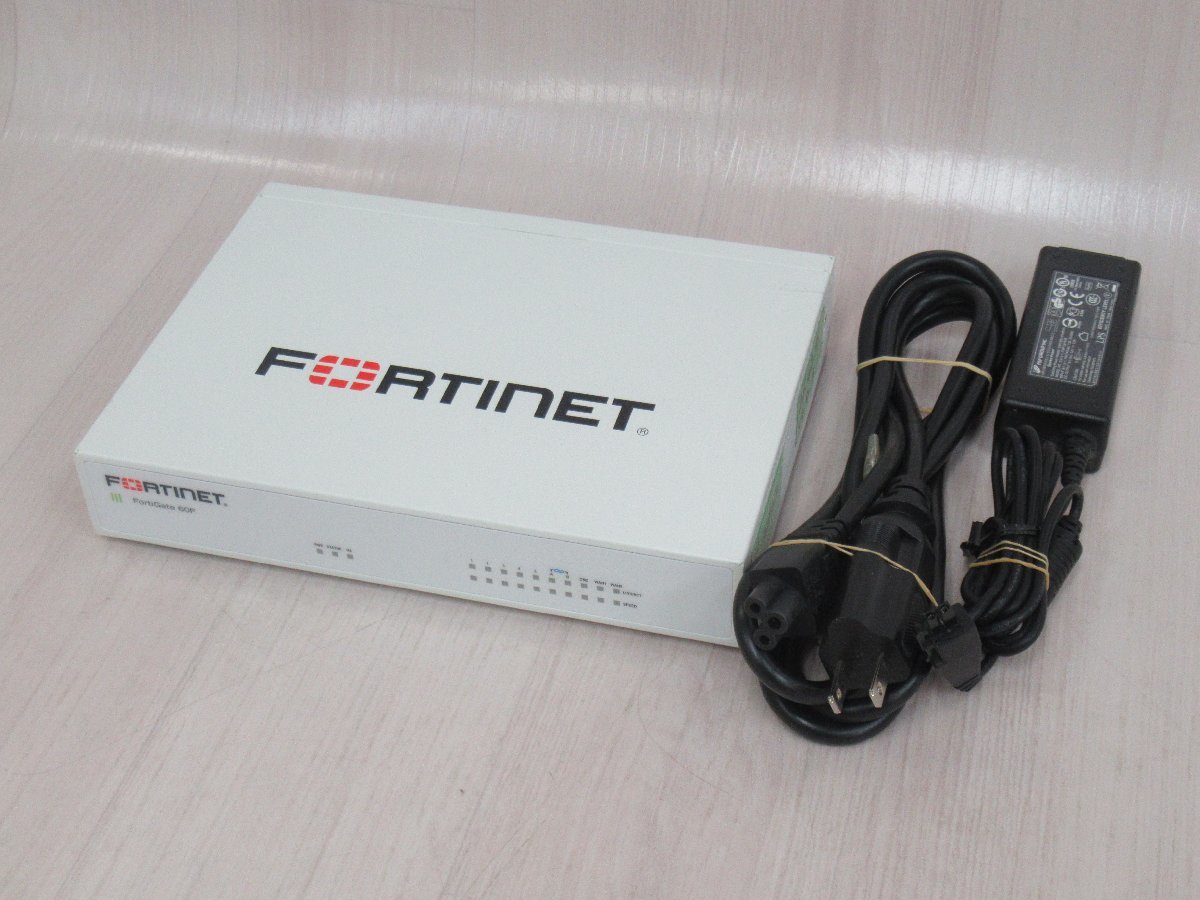 Ω XY 14300# 保証有 Fortinet【 FG-60F 】FortiGate-60F UTM FW：v6.4.3 ライセンス26年02月18日迄 領収書発行可_画像1