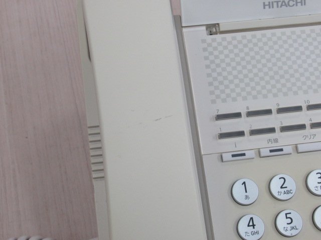 ΩZV3 865 o 保証有 HITACHI ET-12Si-SDW 日立 Si S-integral 12ボタン電話機 17年製 2台セット・祝10000！取引突破！_画像7