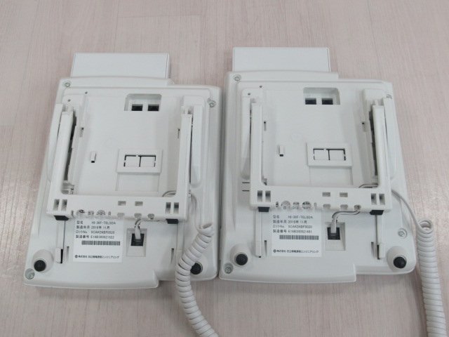 ΩZZF 900 o 保証有 HITACHI HI-36F-TELSDA 日立 36ボタン標準電話機 2台セット 16年製 綺麗・祝10000！取引突破！_画像7