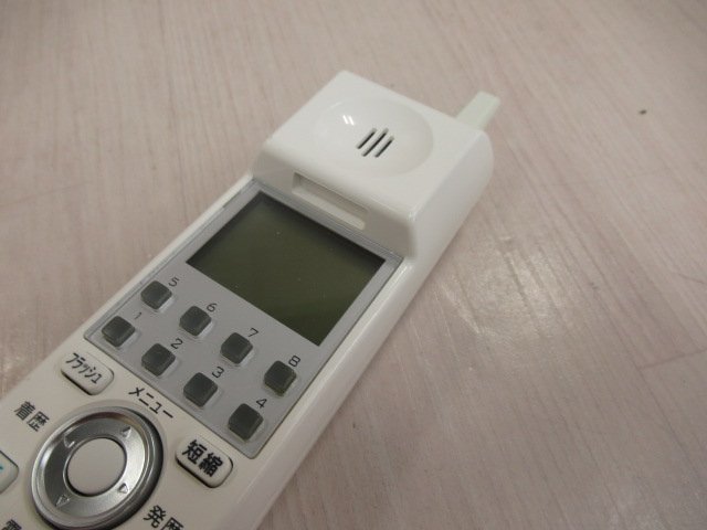 Ω ZP2 14240※保証有 OKI CLD-8DK-W CLD-HS-W 沖 CrosCore コードレス電話機 14年製 電池付_画像4