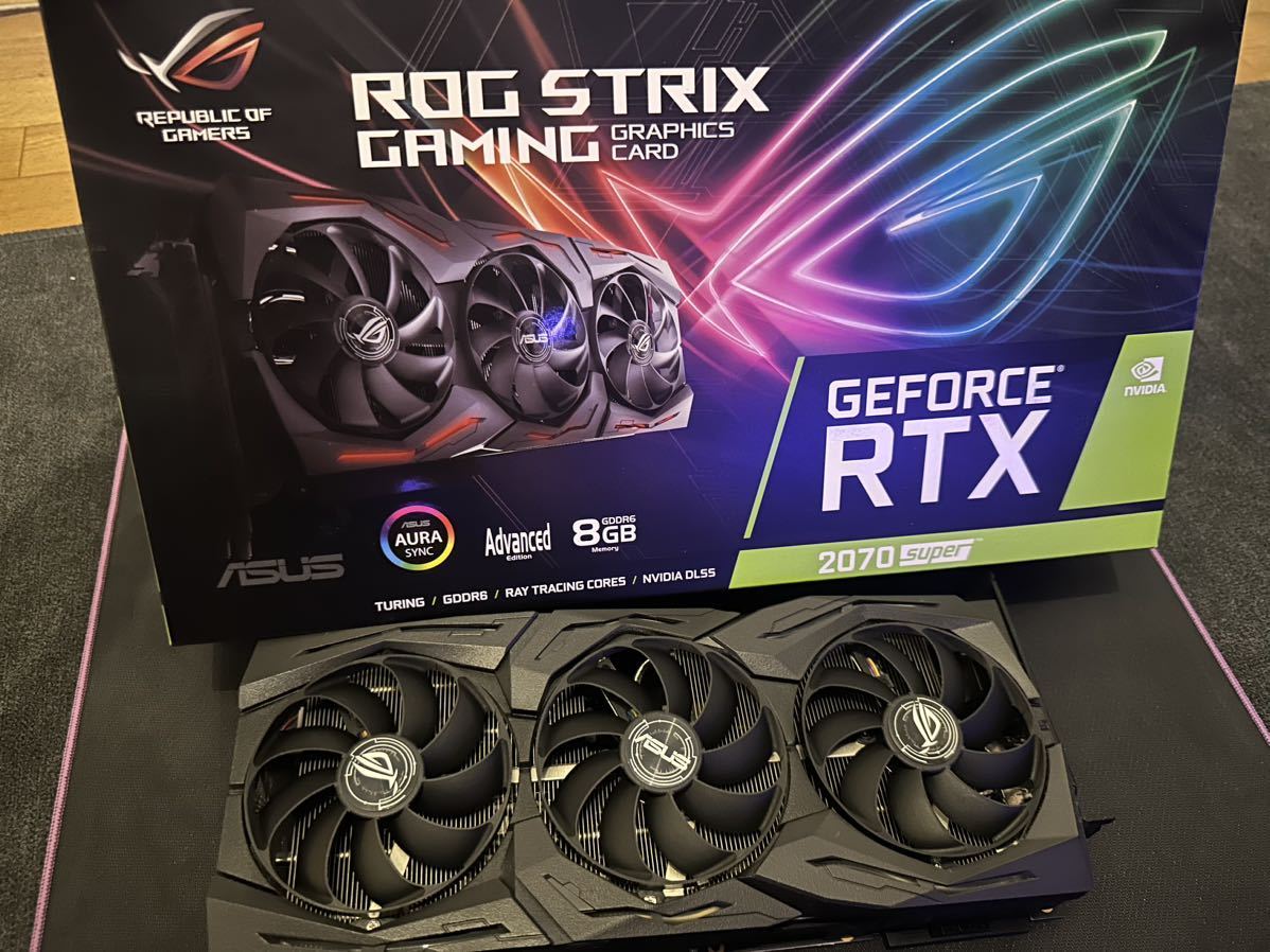 動作確認済】 NVIDIA GeForce RTX 2070 SUPER 8GB ROG-STRIX-RTX2070S