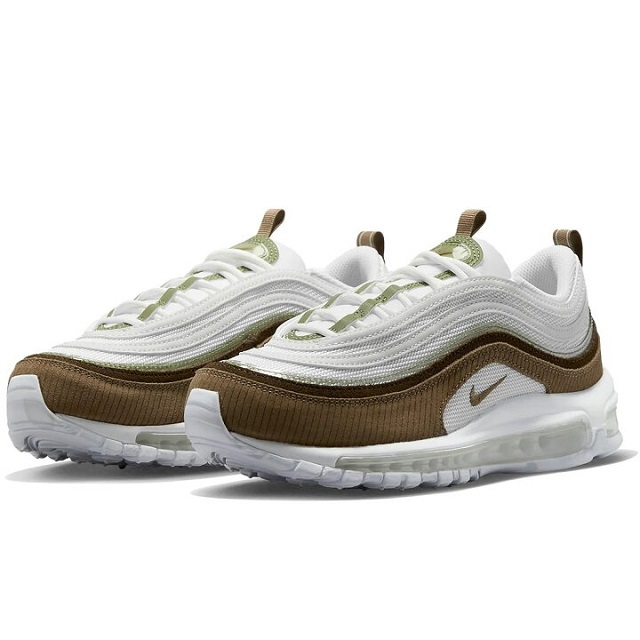 NIKE WMNS AIR MAX 97 SE DZ5377-121 エアマックス 白×茶 23.5cm-