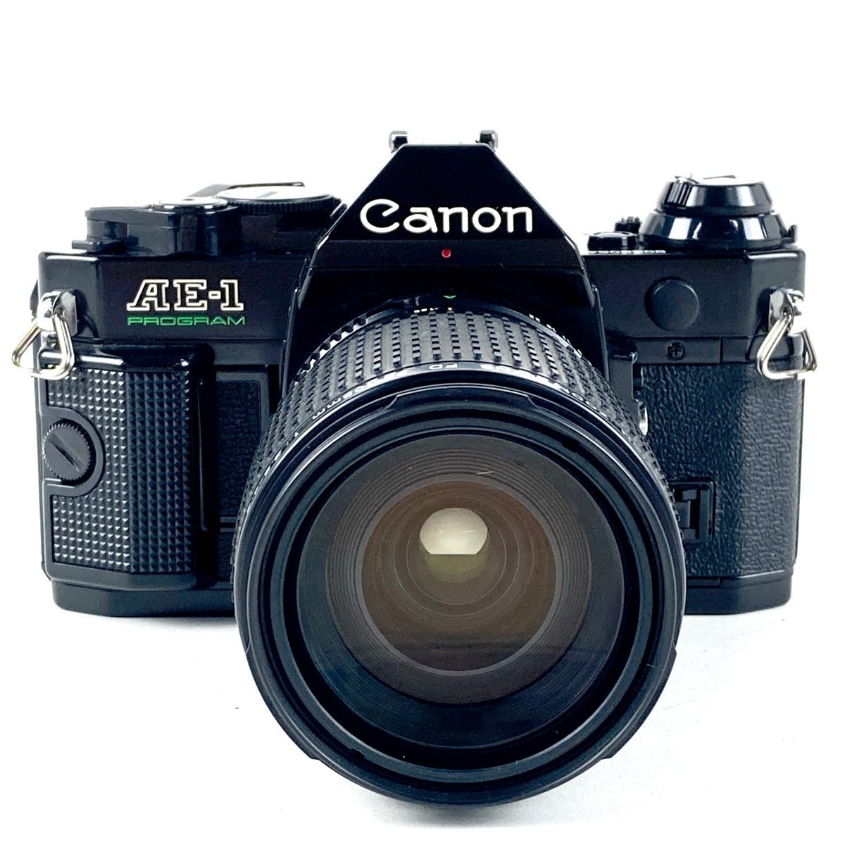 キヤノン Canon AE-1 PROGRAM + NEW FD 35-105mm F3.5-4.5 フィルム マニュアルフォーカス 一眼レフカメラ 【中古】