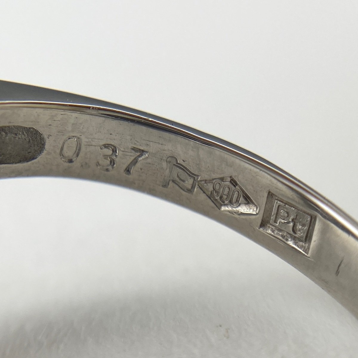 最安 8号 リング 指輪 プラチナ デザインリング メレダイヤ Pt900
