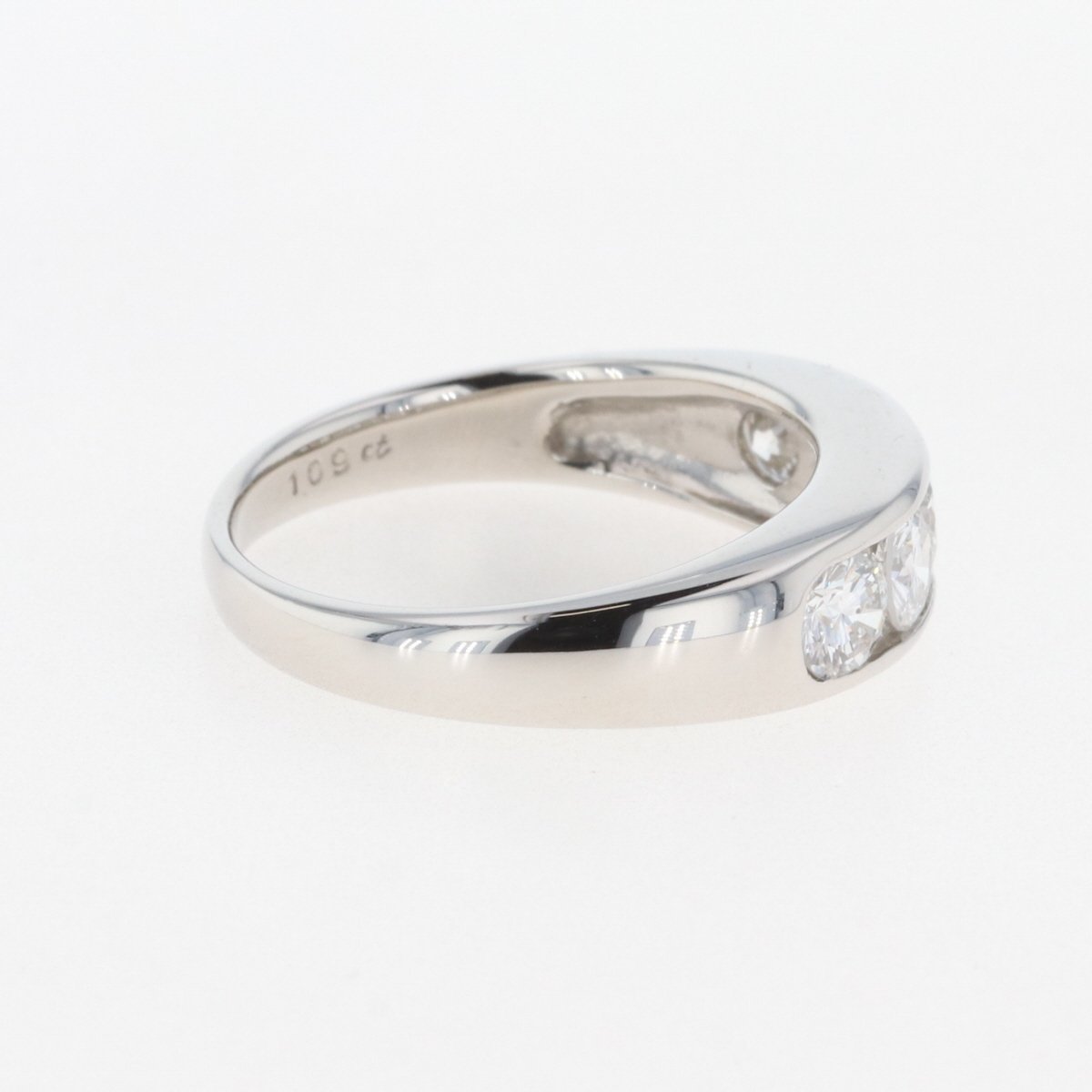 全国宅配無料 メレダイヤ デザインリング プラチナ 指輪 リング 12号