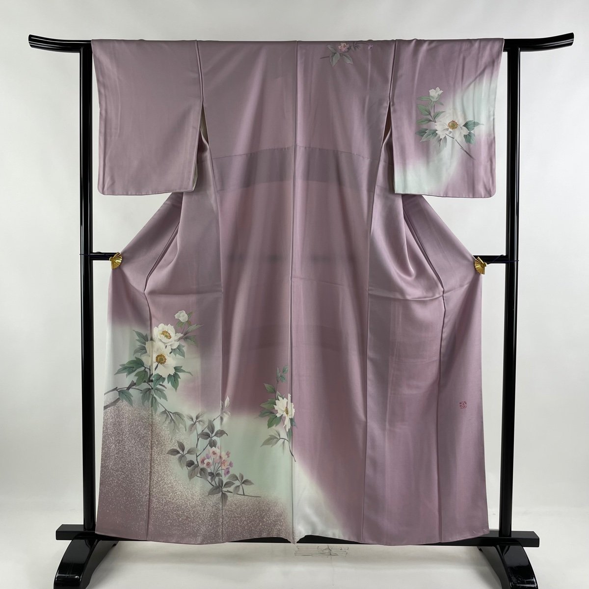 大島紬 身丈155cm 裄丈61.5cm 正絹 名品-