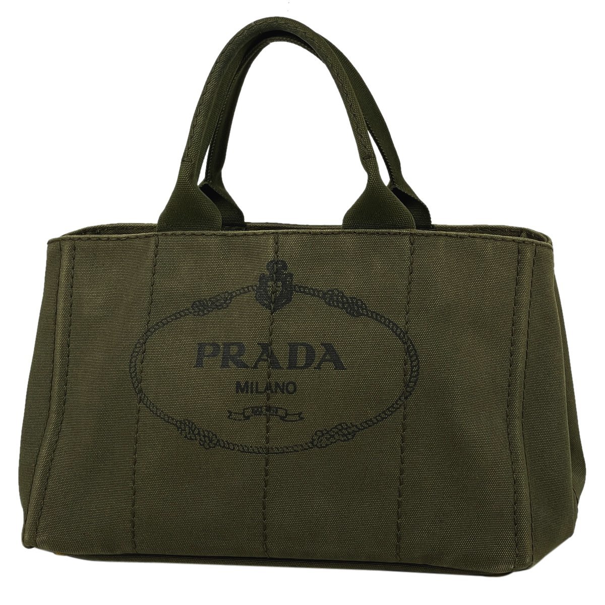 国内外の人気 プラダ PRADA 【中古】 レディース BN2642 カーキ