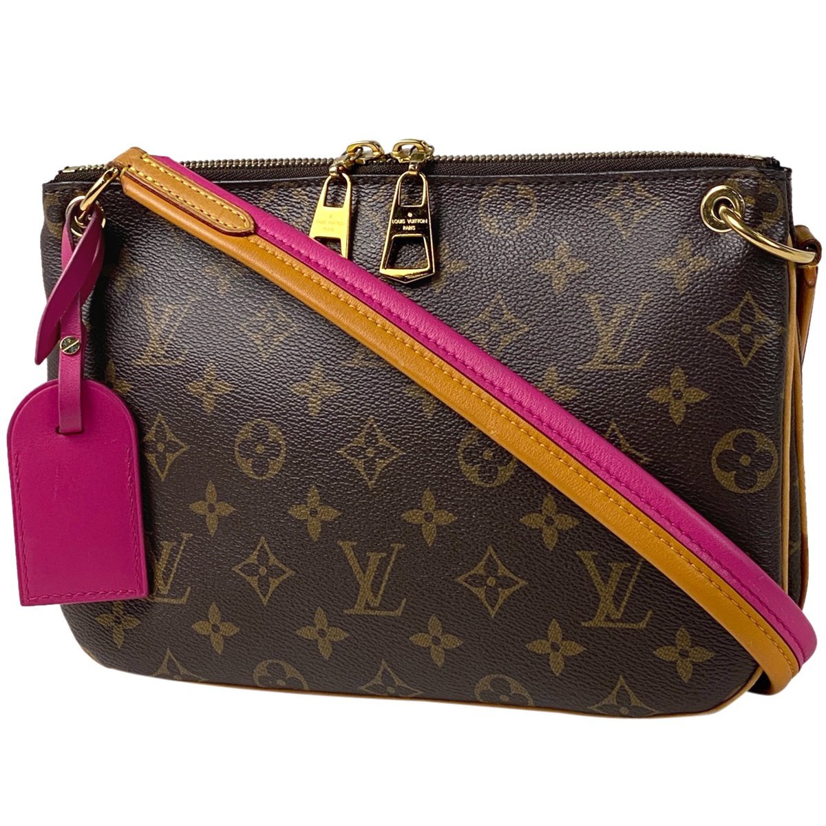 ルイ・ヴィトン Louis Vuitton ロレッタ ショルダーバッグ モノグラム ブラウン M44053 レディース 【中古】