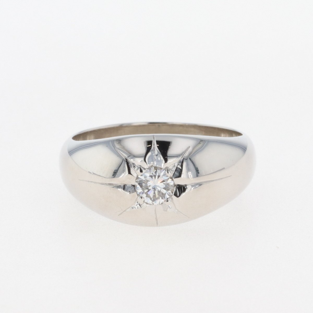 ダイヤモンド デザインリング プラチナ 指輪 リング 11.5号 Pt900