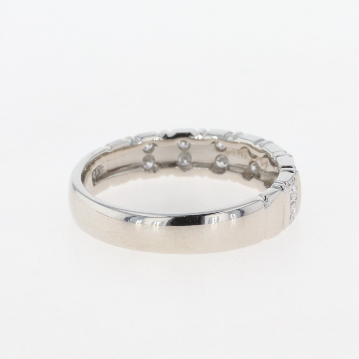 メレダイヤ デザインリング プラチナ 指輪 リング 15号 Pt900 ダイヤモンド レディース 【中古】_バイセル 14157_6