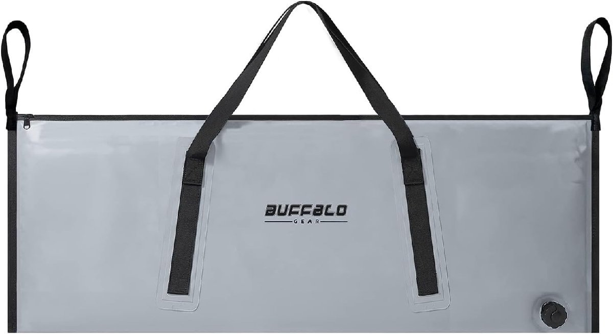 Buffalo Gear insulation fish cooler bag gray 48×18 -inch large fish. keep ...* Okinawa, remote island delivery un- possible 