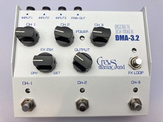 Crews Maniac Sound DMA-3.2 フットミキサー ※まとめて取引・同梱不可 [FS2739i]_画像3