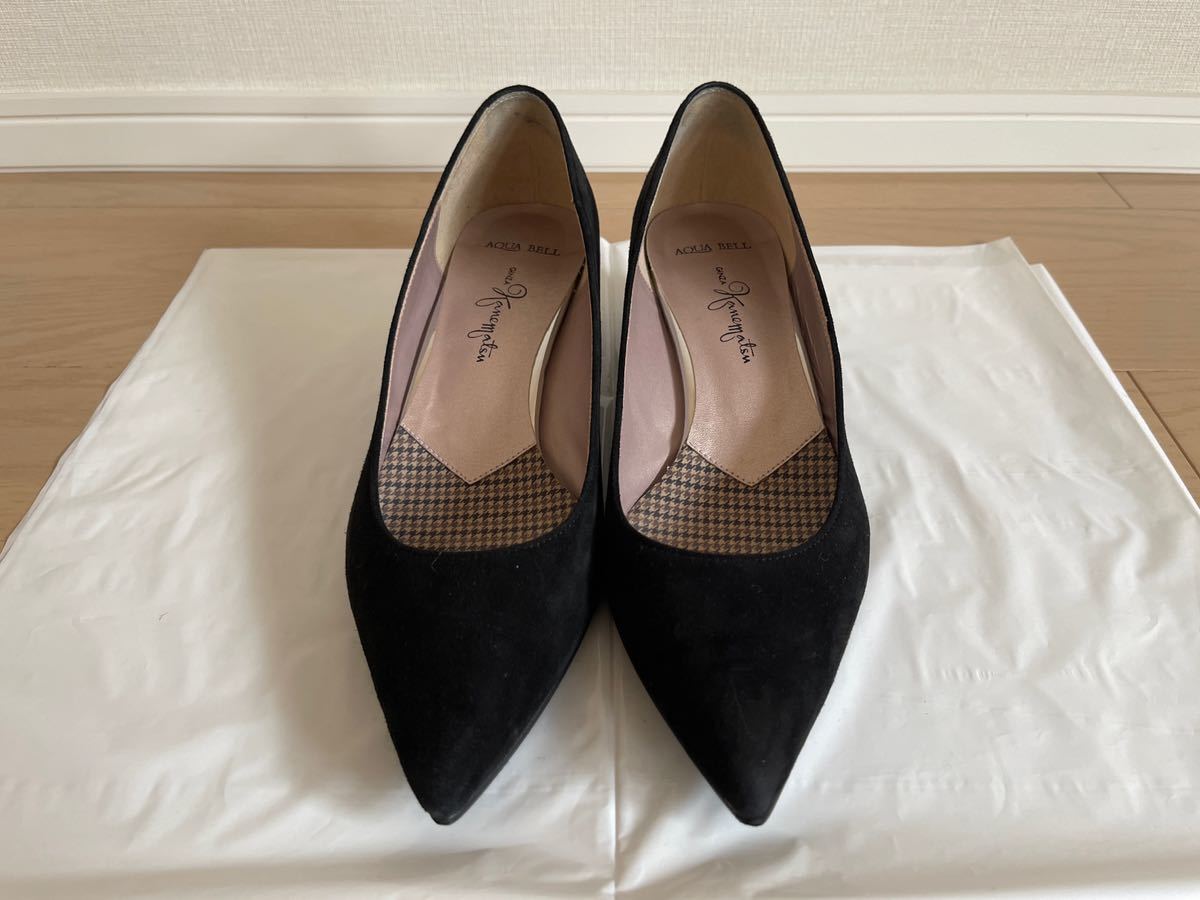 美品】GINZA Kanematsu 銀座かねまつ パンプス スエード 23.5cm