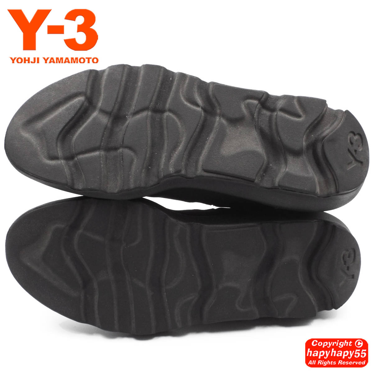 定価4.8万■Y-3 SUBEROU トリプルブラック スニーカー◆ワイスリー Yohji Yamamoto ヨウジヤマモト adidas アディダス コラボ Ground Y Y's_画像8