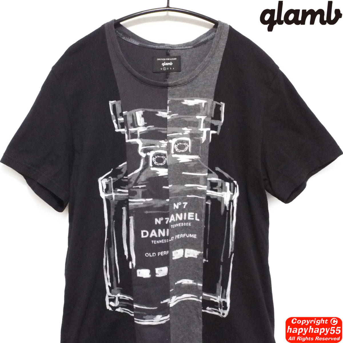 完売■glamb 名作 アギーカットソー◆グラム 再構築 パッチワーク Tシャツ NEIGHBORHOOD ネイバーフッド NO ID NUMBER NINE ナンバーナイン