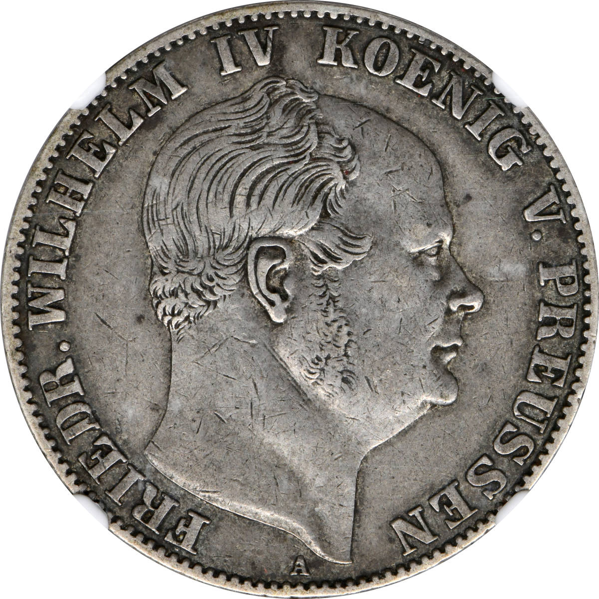 1円〜1860A ドイツ 1TALER銀貨 NGC XF45 美品 世界コイン 古銭 貨幣 硬貨 銀貨 金貨 銅貨_画像2