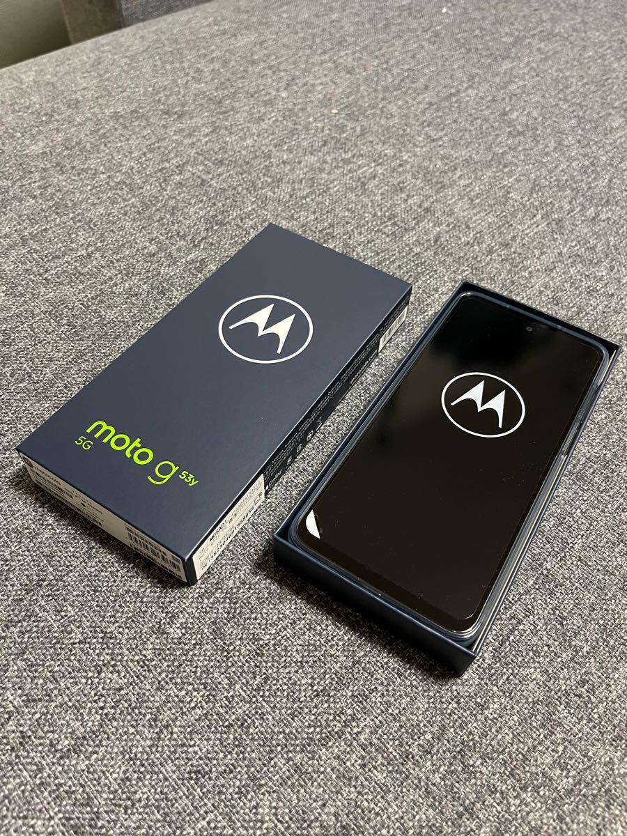 新品未使用 Motorola g53y 5G 128GB インクブラック SIMフリー｜PayPay