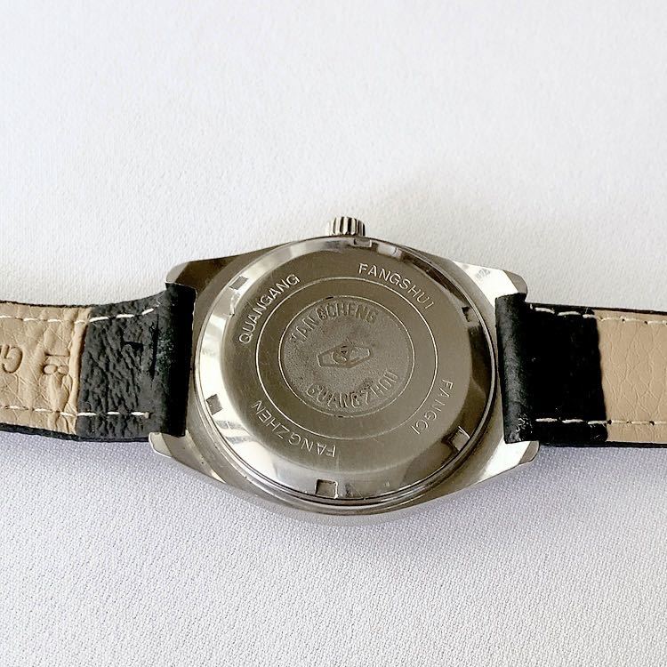 ビンテージYANG CHENG 羊城　17石メンズ手巻き腕時計　稼動品_画像8