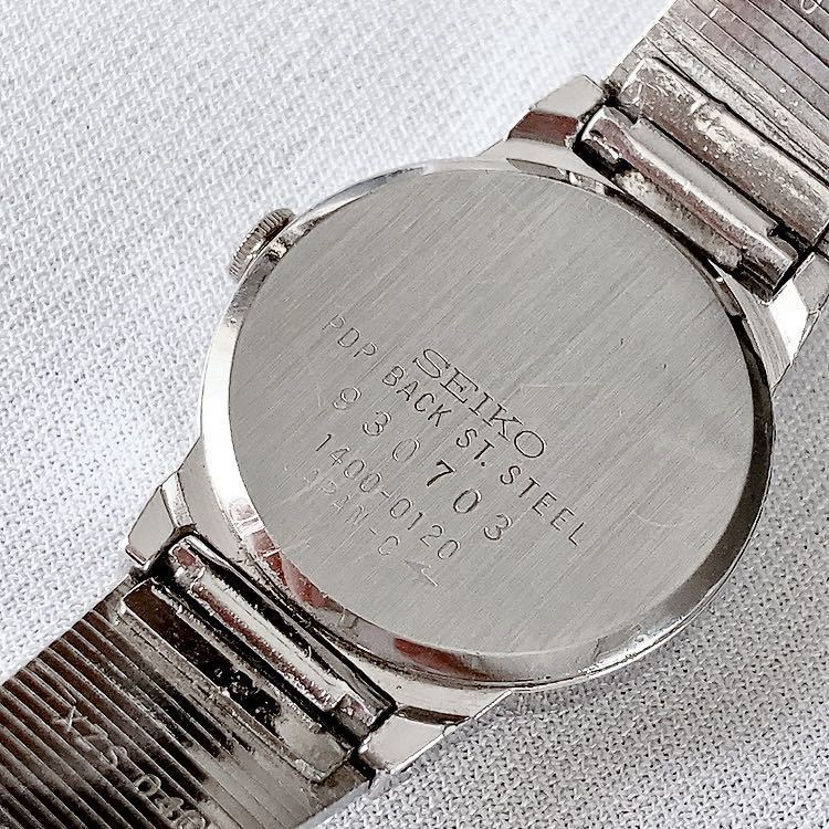 SEIKO #1400-0120レディースクォーツ腕時計 稼動品 シンプル SEIKO #1400-0120レディースクォーツ腕時計 稼動品 シンプル