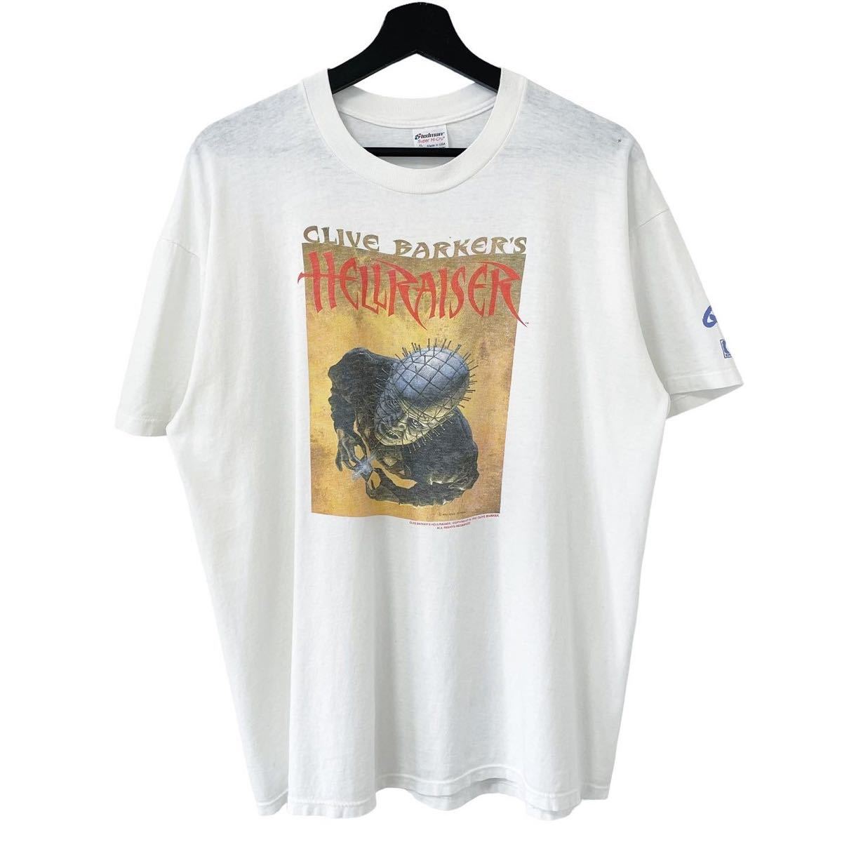 ■激レア■90s USA製 HELLRAISER 映画 Tシャツ L ヘルレイザー ホラー ムービー 90s USA製 ビンテージ_画像1