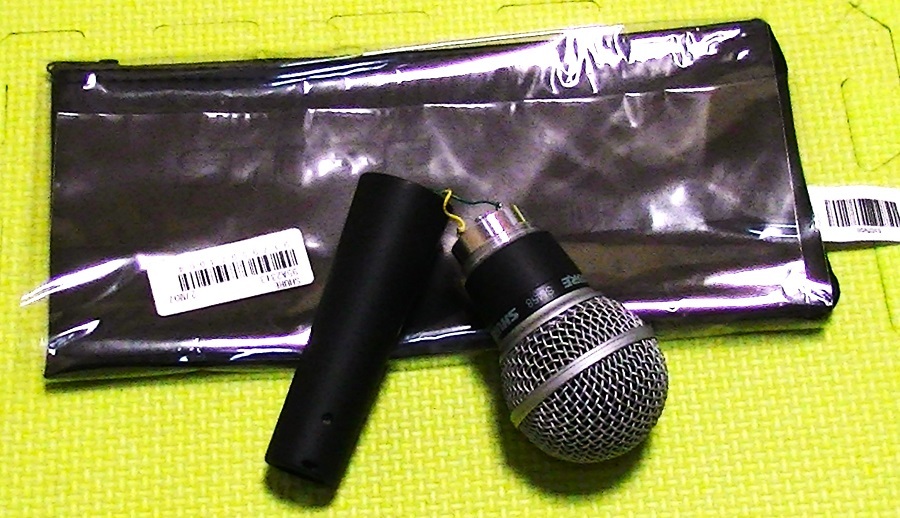 SHURE シュア SM58 ダイナミックマイク【動作確認済】/マイクケース新品/美品　#A-2