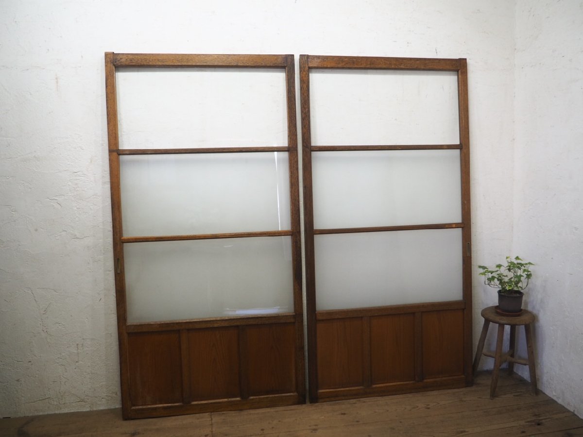スペシャルオファ タN0397◇【H180cm×W92cm】×2枚◇アンティーク