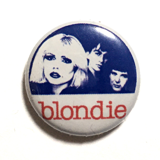 25mm 缶バッジ Blondie ブロンディ illustration Deborah Harry デボラハリー Power Pop New York Punk_画像1