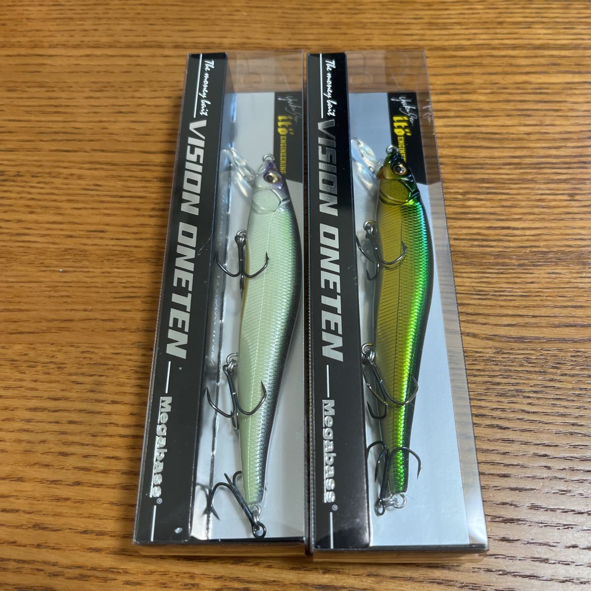 メガバス ビジョン ワンテン 未開封 2個セット TABLE ROCK SP / M GOLDEN LIME VISION 110 ONETEN_画像1