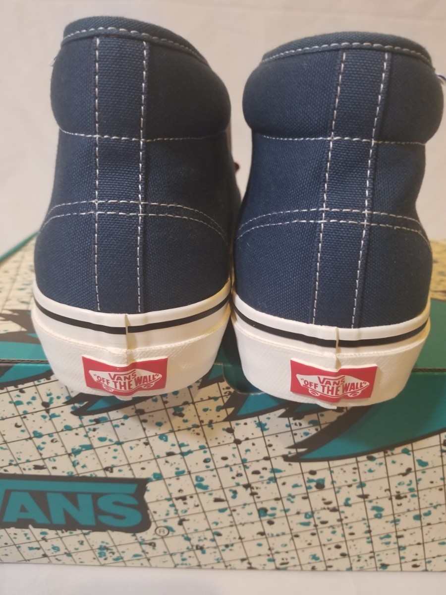 【送料無料】最終値下げ　ヴァンズチャッカブーツキャンバス紺　28cm　VANS CHUKKABOOTS バンズスニーカー_画像5