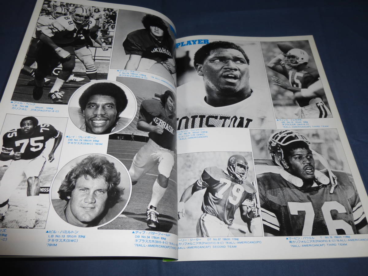 「第２回ジャパン・ボウル/JAPAN　BOWL」パンフ・プログラム　1977年　アメリカン・フットボール　NFL_画像5